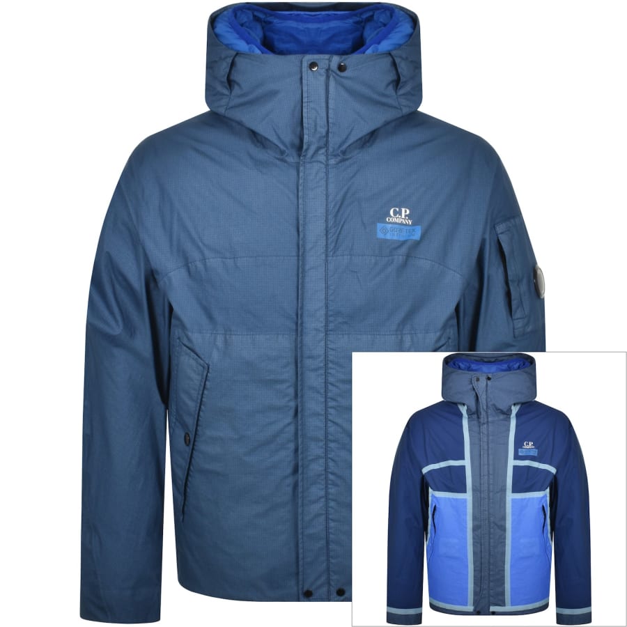 CP Company Gore Tex Reversible Jacket Blue male XX Large